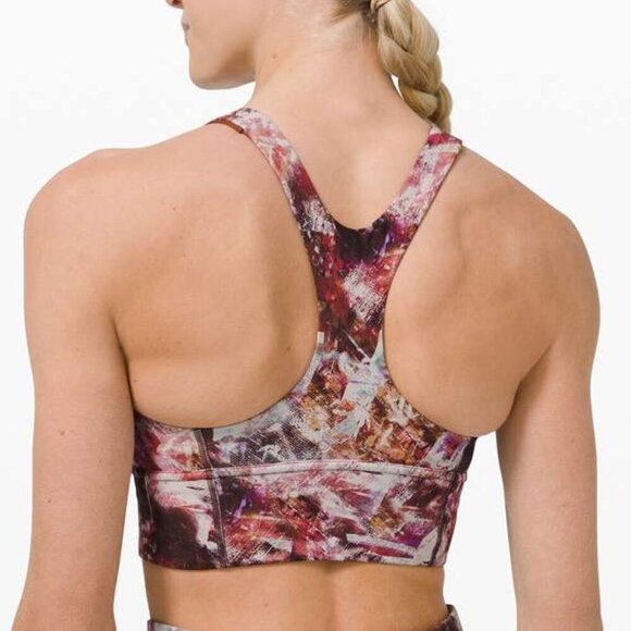 Lululemon Wunder Train Long-Line Bra Medium Support C/D Urbantricity Multi 6 - Picture 5 of 11